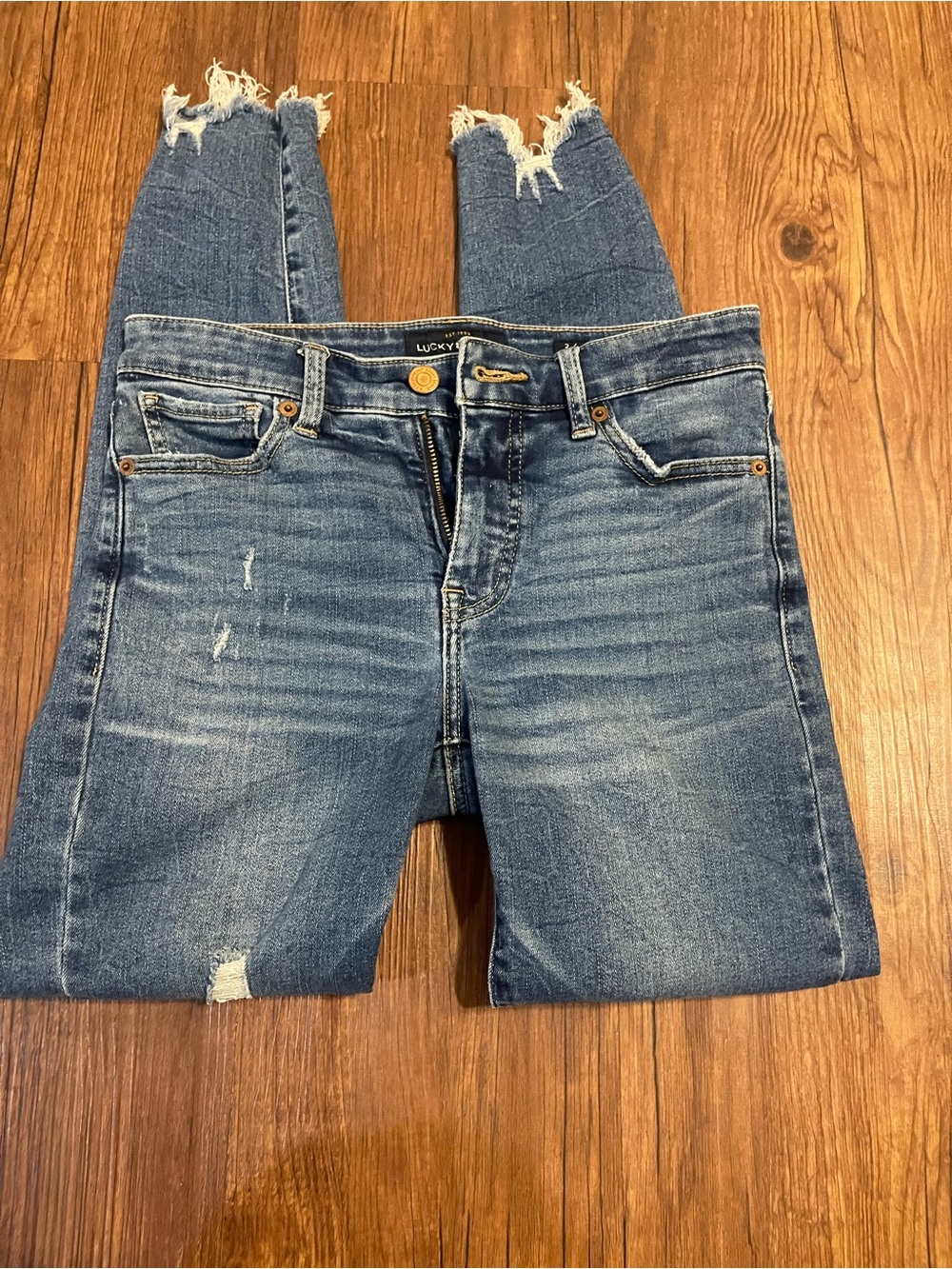 Lucky Brand Women's Distressed Skinny Jeans